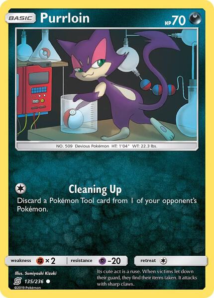 Purrloin [SM - Unified Minds] #135/236 - NM