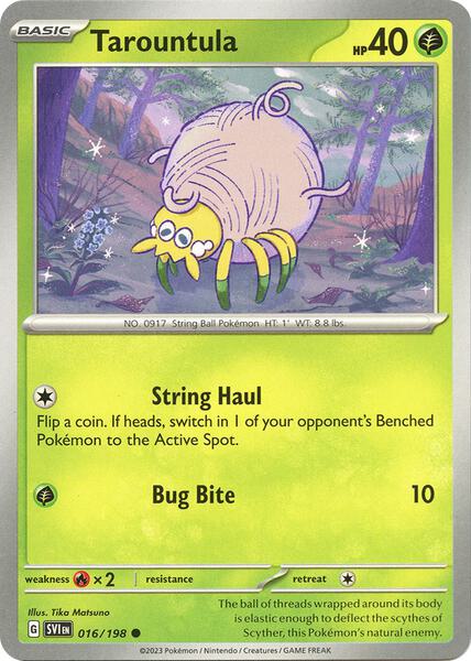 Tarountula - 016/198 [SV01: Scarlet & Violet Base Set] #016/198 - NM