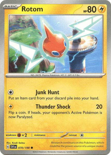 Rotom - 070/198 [SV01: Scarlet & Violet Base Set] #070/198 - NM