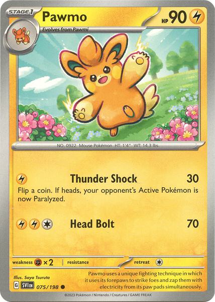 Pawmo [SV01: Scarlet & Violet Base Set] #075/198 - NM