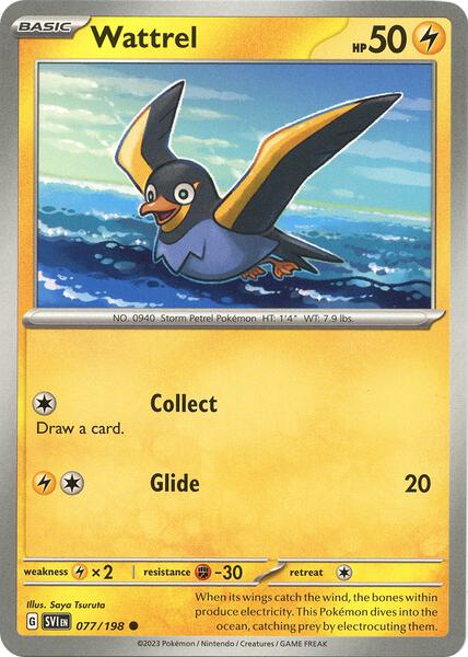 Wattrel - 077/198 [SV01: Scarlet & Violet Base Set] #077/198 - NM