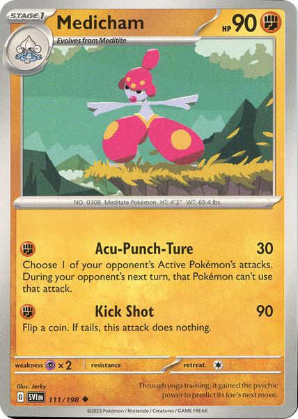 Medicham - 111/198 [SV01: Scarlet & Violet Base Set] #111/198 - NM