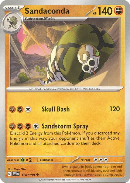 Sandaconda [SV01: Scarlet & Violet Base Set] #120/198 - NM