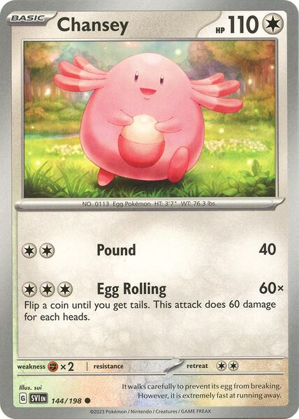 Chansey [SV01: Scarlet & Violet Base Set] #144/198 - NM