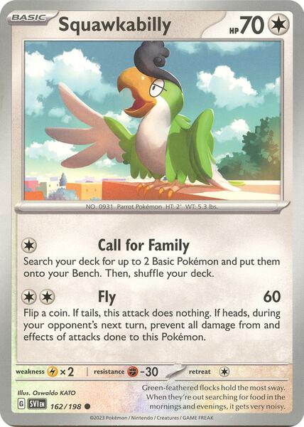 Squawkabilly [SV01: Scarlet & Violet Base Set] #162/198 - NM