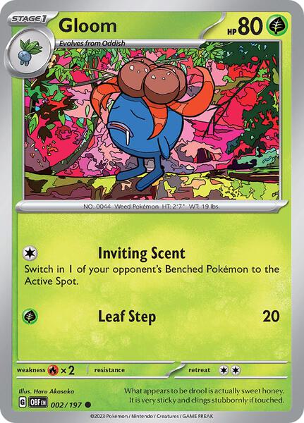 Gloom [SV03: Obsidian Flames] #002/197 - NM