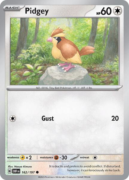 Pidgey [SV03: Obsidian Flames] #162/197 - NM
