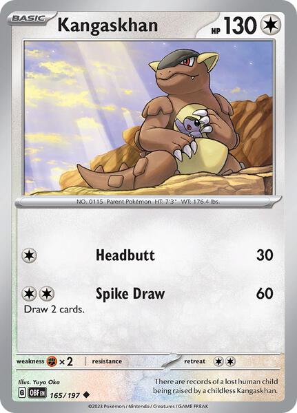 Kangaskhan [SV03: Obsidian Flames] #165/197 - NM