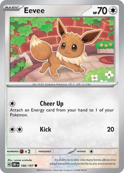 Eevee [SV03: Obsidian Flames] #166/197 - NM
