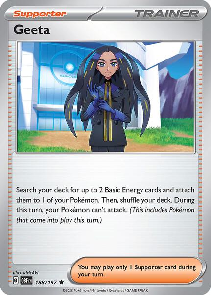 Geeta [SV03: Obsidian Flames] #188/197 - NM