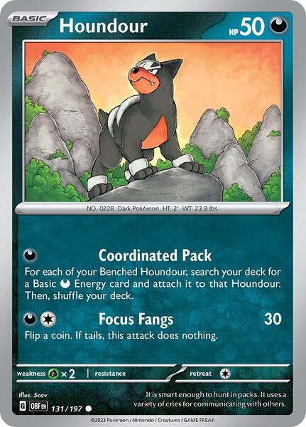 Houndour - 131/197 [SV03: Obsidian Flames] #131/197 - NM