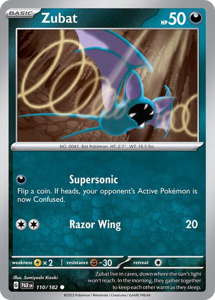 Zubat [SV04: Paradox Rift] #110/182 - NM