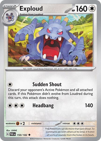 Exploud [SV04: Paradox Rift] #150/182 - NM