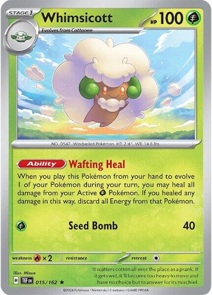 Whimsicott [SV05: Temporal Forces] #015/162 - NM
