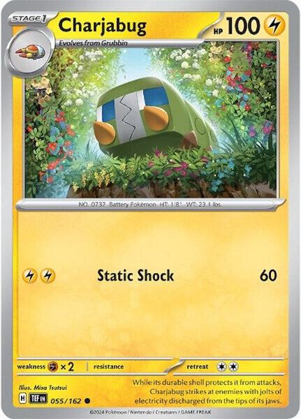 Charjabug - 055/162 [SV05: Temporal Forces] #055/162 - NM