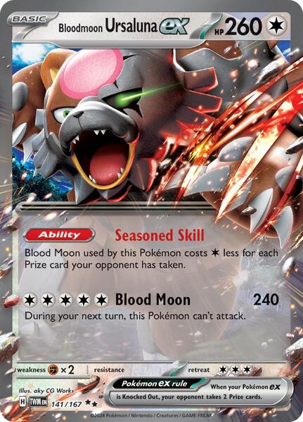 Bloodmoon Ursaluna ex - 141/167 [SV06: Twilight Masquerade] #141/167 - NM