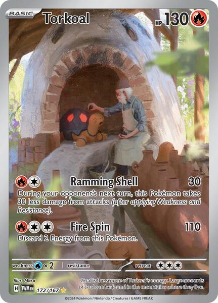 Torkoal - 172/167 [SV06: Twilight Masquerade] #172/167 - NM