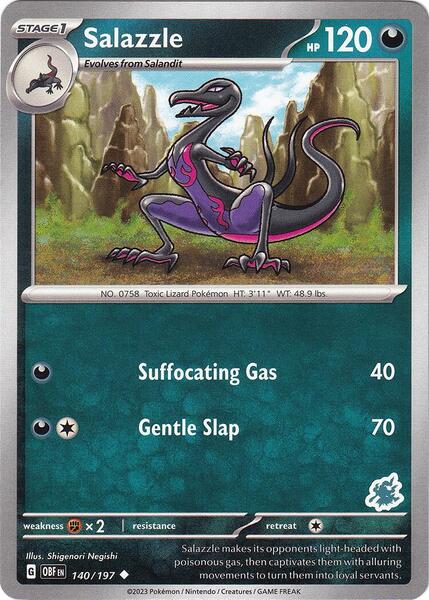 Salazzle - Darkrai Deck [Battle Academy 2024] #140/197 - NM