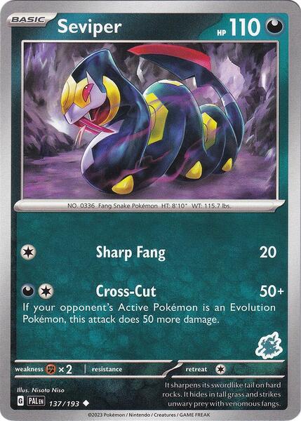 Seviper - Darkrai Deck [Battle Academy 2024] #137/193 - NM