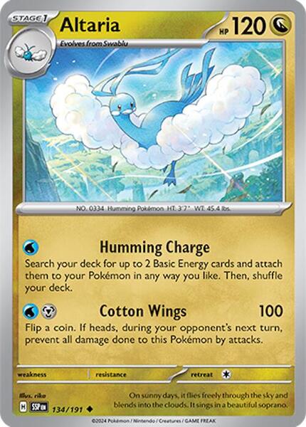 Altaria [SV08: Surging Sparks] #134/191 - NM
