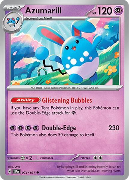 Azumarill [SV08: Surging Sparks] #074/191 - NM
