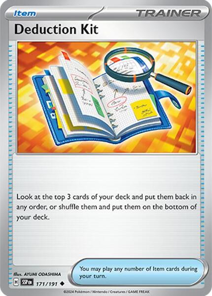 Deduction Kit [SV08: Surging Sparks] #171/191 - NM