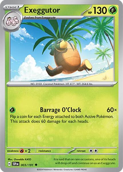 Exeggutor [SV08: Surging Sparks] #003/191 - NM