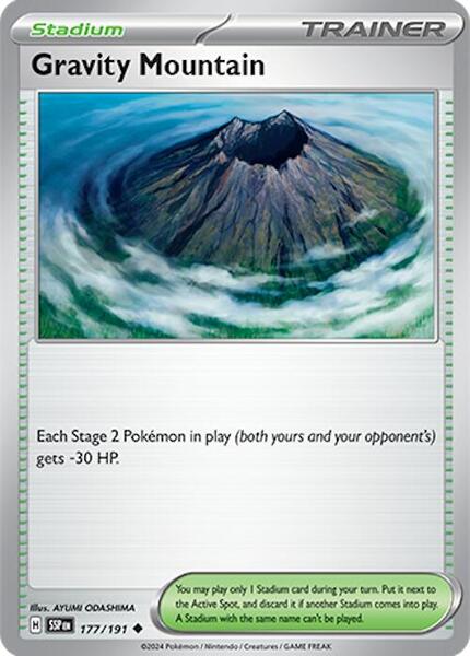 Gravity Mountain [SV08: Surging Sparks] #177/191 - NM