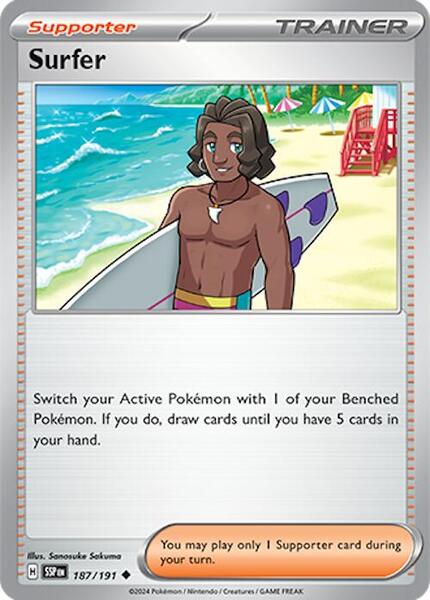 Surfer - 187/191 [SV08: Surging Sparks] #187/191 - NM