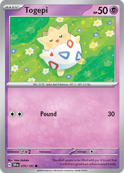Togepi [SV08: Surging Sparks] #070/191 - NM