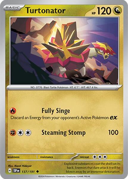Turtonator [SV08: Surging Sparks] #137/191 - NM