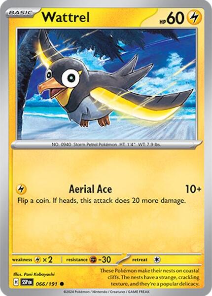 Wattrel [SV08: Surging Sparks] #066/191 - NM