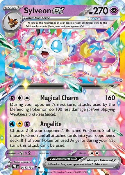 Sylveon ex - 041/131 [SV: Prismatic Evolutions] #041/131 - NM