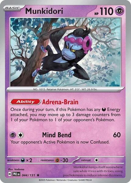 Munkidori [SV: Prismatic Evolutions] #044/131 - NM