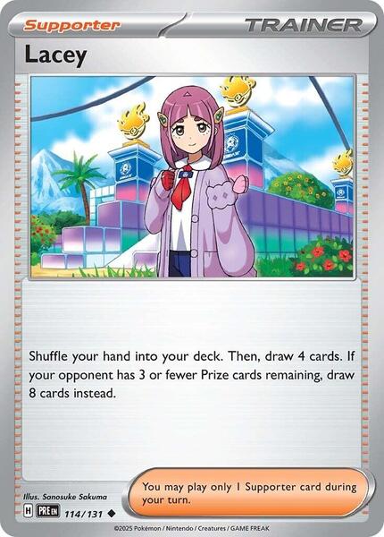 Lacey - 114/131 [SV: Prismatic Evolutions] #114/131 - NM