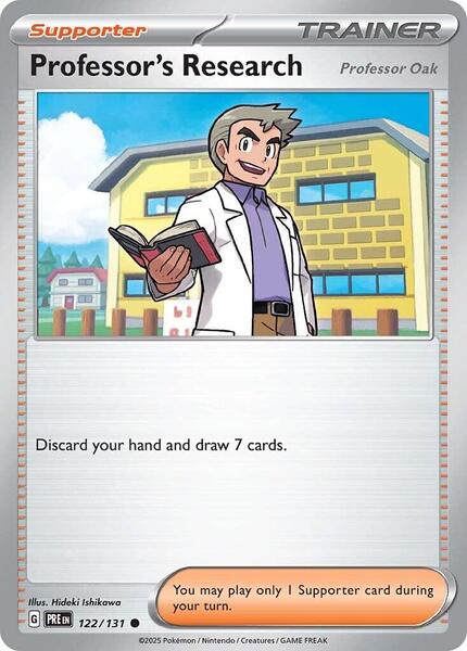 Professor's Research [Professor Oak] [SV: Prismatic Evolutions] #122/131 - NM