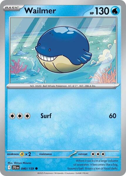 Wailmer [SV09: Journey Together] #040/159 - NM