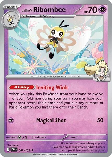 Lillie's Ribombee - 067/159 [SV09: Journey Together] #067/159 - NM