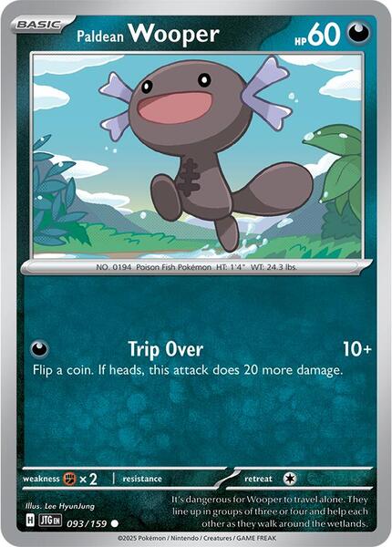 Paldean Wooper [SV09: Journey Together] #093/159 - NM