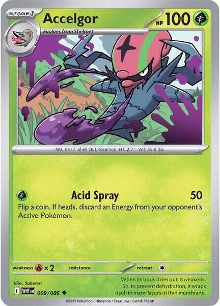Accelgor [SV: White Flare] #009/086 - NM