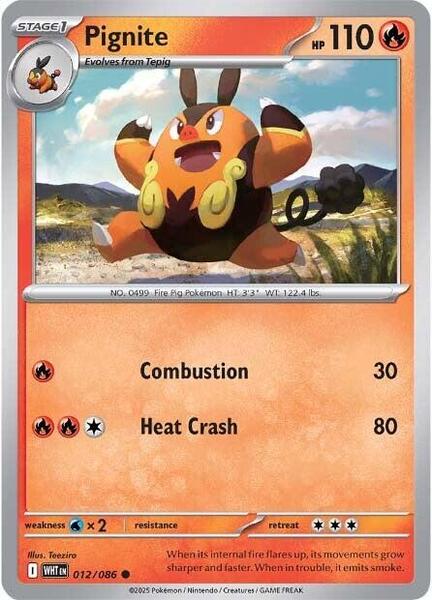 Pignite [SV: White Flare] #012/086 - NM