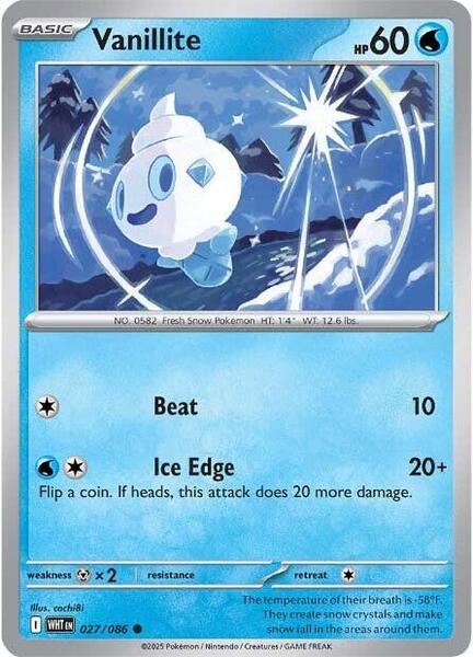 Vanillite [SV: White Flare] #027/086 - NM