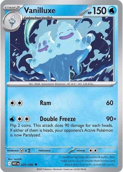 Vanilluxe [SV: White Flare] #029/086 - NM