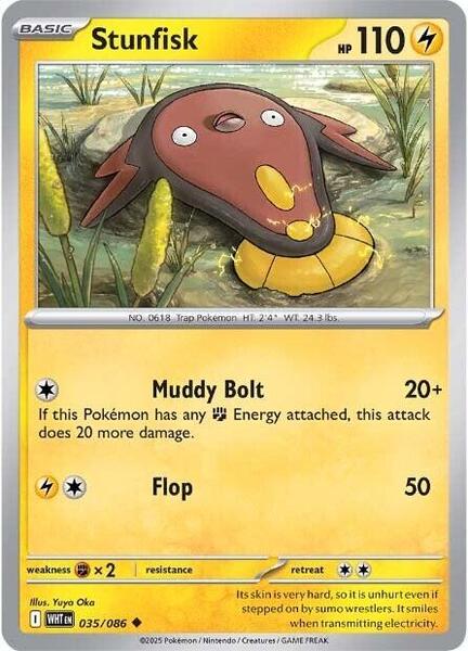 Stunfisk [SV: White Flare] #035/086 - NM