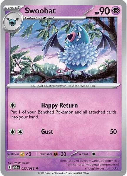Swoobat [SV: White Flare] #037/086 - NM
