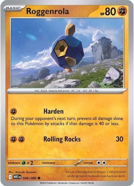 Roggenrola [SV: White Flare] #046/086 - NM