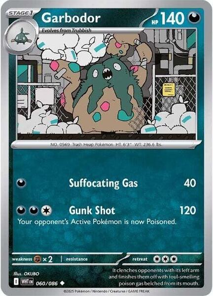 Garbodor [SV: White Flare] #060/086 - NM