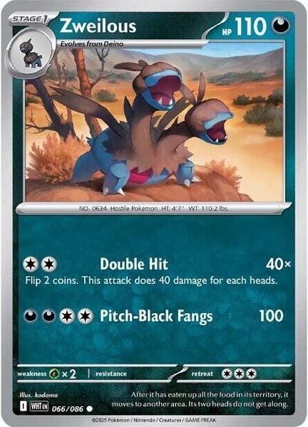 Zweilous [SV: White Flare] #066/086 - NM
