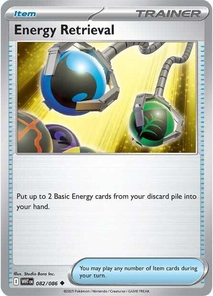 Energy Retrieval [SV: White Flare] #082/086 - NM