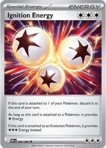 Ignition Energy [SV: White Flare] #086/086 - NM